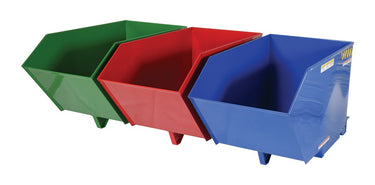TRIPLE BIN RECYCLING HOPPER 2K LB CAP - Model ENVIR-BIN